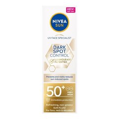 Näokreem laikude vastu Nivea Sun Spot Control Luminous 630®, SPF50+, 40 ml цена и информация | Кремы для лица | kaup24.ee