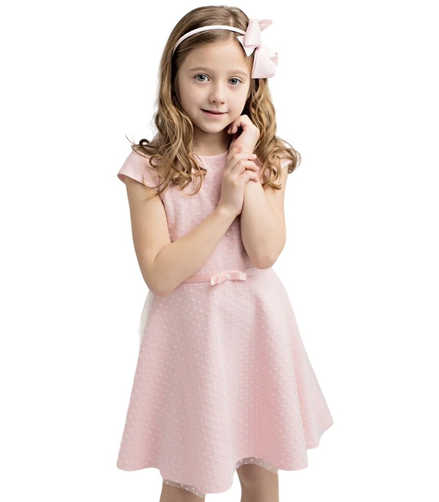 Laste kleit 242121 01, roosa 242121*01-158 hind ja info | Tüdrukute kleidid | kaup24.ee