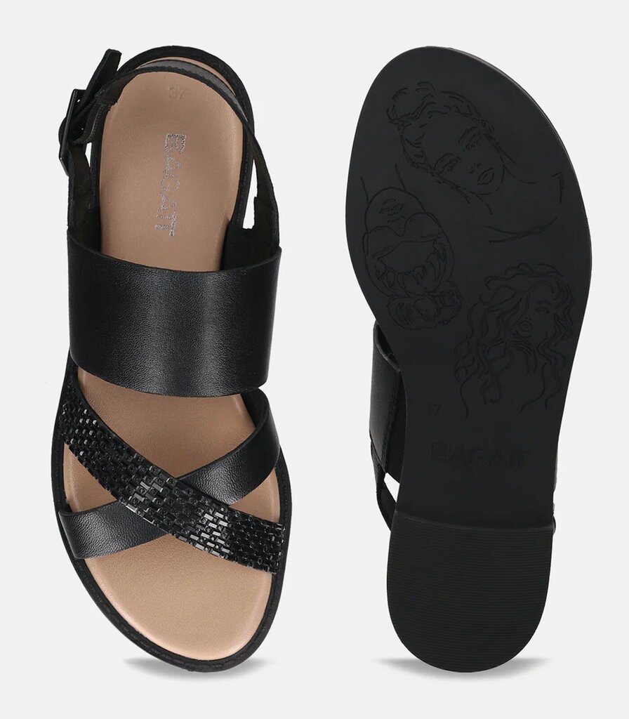 Bagatt naiste sandaalid Goldy D31-A7C89*1090, must 4067266234880 цена и информация | Naiste sandaalid | kaup24.ee