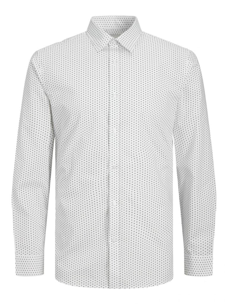 Jack & Jones triiksärk poistele 12255180*01, valge 5715510888875 цена и информация | Poiste särgid | kaup24.ee