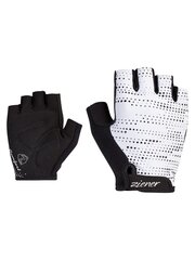 Короткие велосипедные перчатки для женщин Ziener Cimea 988116-01 белый цена и информация | Велосипедные перчатки | kaup24.ee
