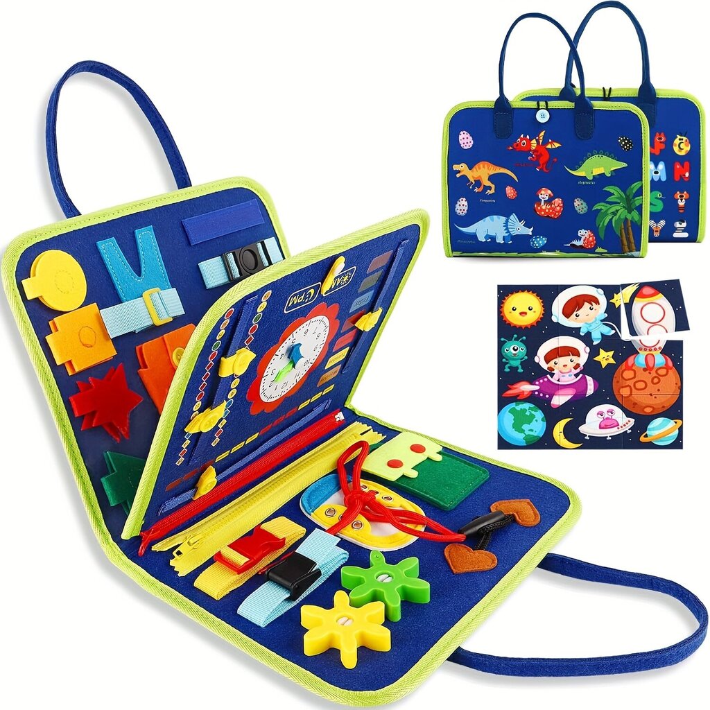 Hariv Montessori tahvel Busy Board 25in1 hind ja info | Arendavad mänguasjad | kaup24.ee