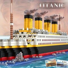 Мини-блоки „Титаник“ для сборки, DIY модель корабля в сборке цена и информация | Конструкторы и кубики | kaup24.ee