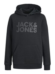 Jack & Jones dressipluus poistele 12152841*05, must 5715321545936 цена и информация | Свитеры, жилетки, пиджаки для мальчиков | kaup24.ee