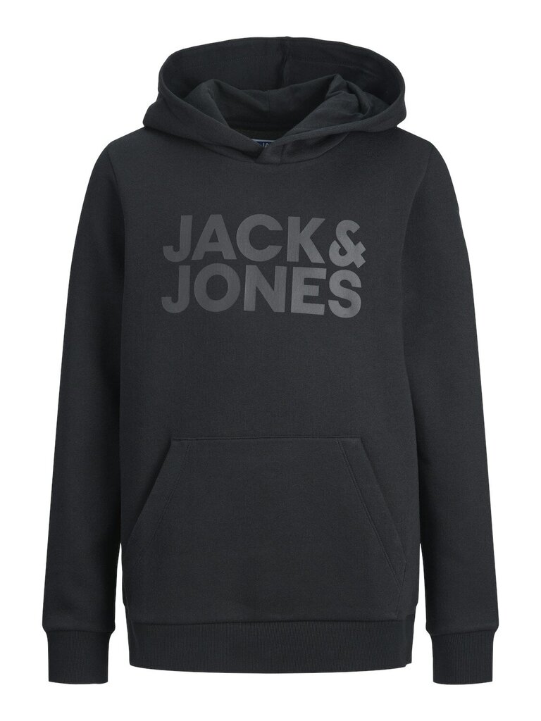 Jack & Jones dressipluus poistele 12152841*05, must 5715321545936 цена и информация | Poiste kampsunid, vestid ja jakid | kaup24.ee