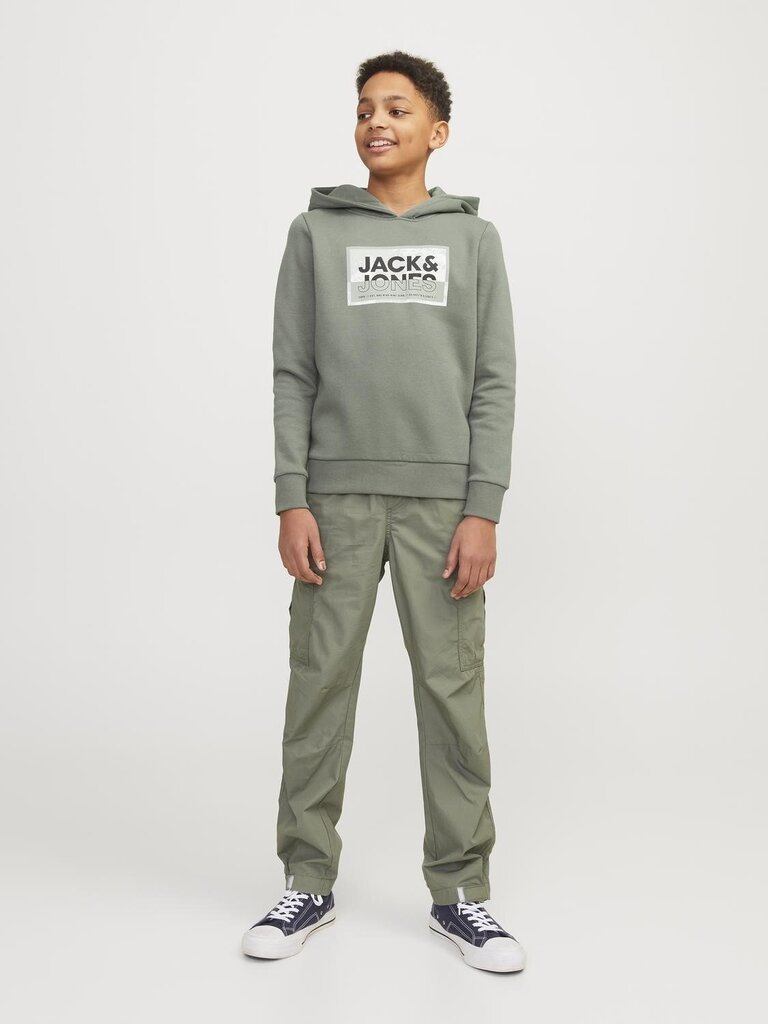 Jack & Jones dressipluus lastele 12254120*01, roheline 5715514900030 hind ja info | Poiste kampsunid, vestid ja jakid | kaup24.ee