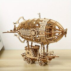 3D деревянный пазл «Дирижабль», модель для сборки взрослым цена и информация | Пазлы | kaup24.ee
