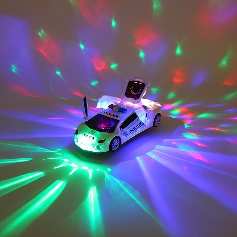 Mänguasjaga politseiauto - 360° pöörlev valgusti ja automaatuksed hind ja info | Poiste mänguasjad | kaup24.ee
