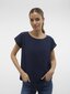 Vero Moda T-särk naistele 10286092*02, sinine 5715511887518 hind ja info | Naiste T-särgid, topid | kaup24.ee