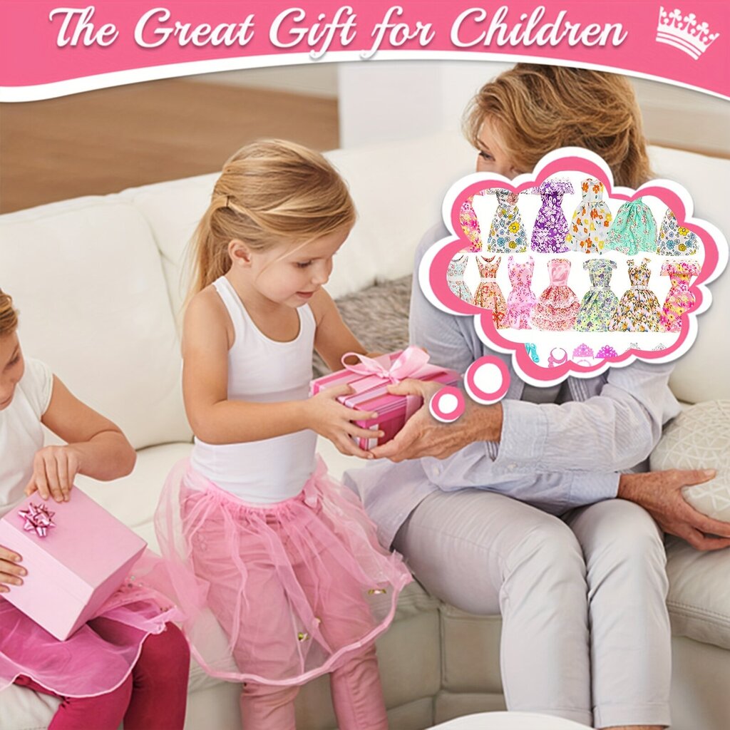 Nukuradade komplekt nukkule, 32tk hind ja info | Tüdrukute mänguasjad | kaup24.ee