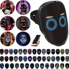 Крутая премиум LED-маска с беспроводным приложением цена и информация | Карнавальные костюмы | kaup24.ee