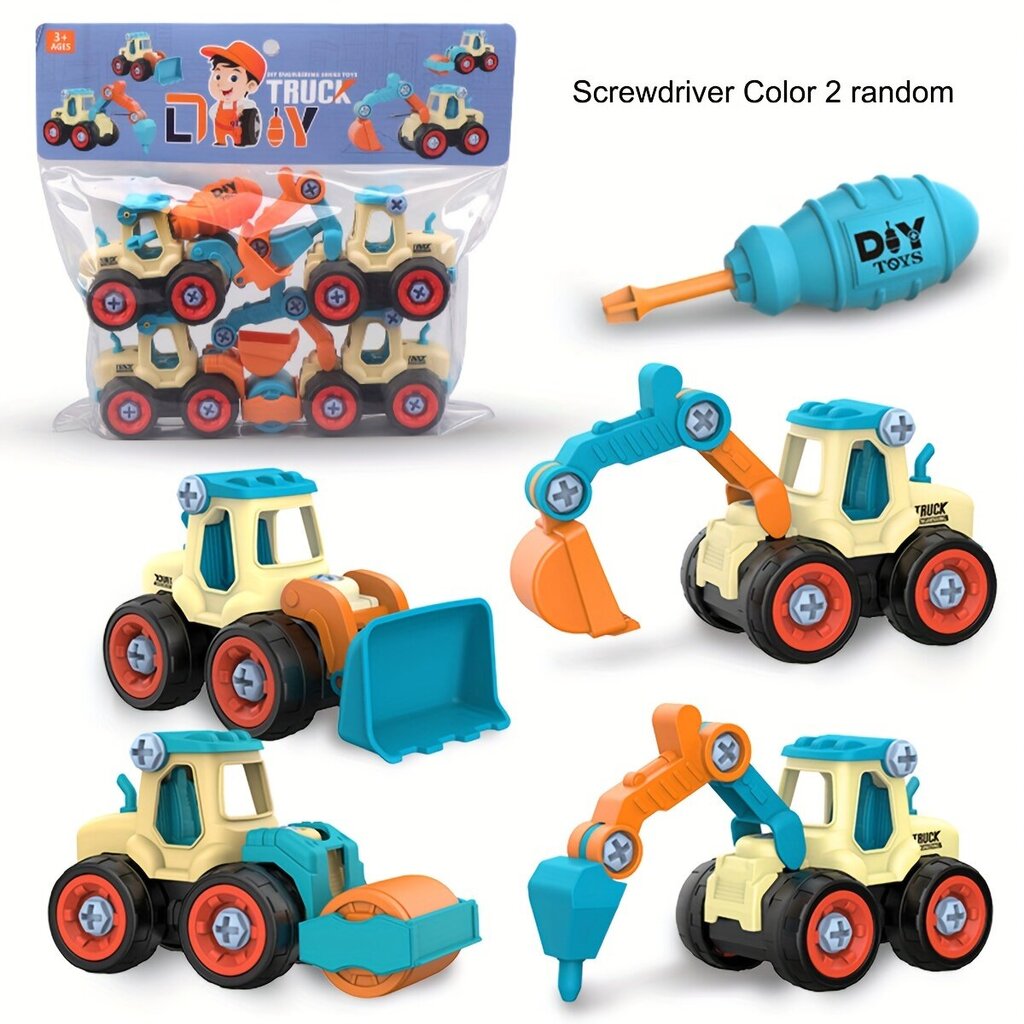 Lammutatav ja kokkupandav inseneritöömasin hind ja info | Poiste mänguasjad | kaup24.ee