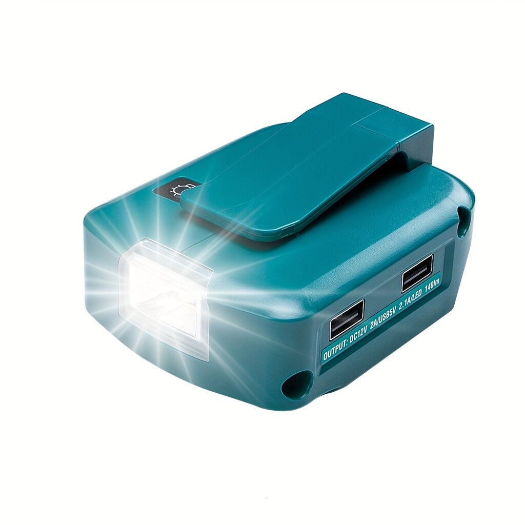 Uusim adapter LED valgustusega töölambiga цена и информация | Taskulambid, prožektorid | kaup24.ee