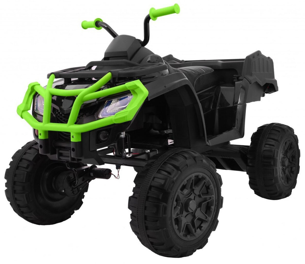 Quad ATV - Quad ATV, must ja roheline hind ja info | Laste elektriautod | kaup24.ee