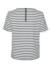 Vero Moda женская блузка 10304716*01, белый/тёмно-синий 5715512242323 цена и информация | Женские блузки, рубашки | kaup24.ee