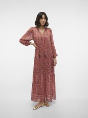 Vero Moda женское платье 10303746*01, коричневый/розовый 5715513379585 цена и информация | Платья | kaup24.ee