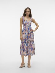 Vero Moda женское платье 10282481*03, натурально-белый/синий 5715513393284 цена и информация | Платья | kaup24.ee