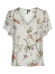 Vero Moda женская блузка 10308722*02, натурально-белый/красный 5715520254219 цена и информация | Женские блузки, рубашки | kaup24.ee