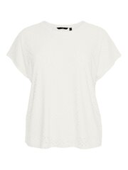 Vero Moda T-särk naistele 10307796*02, valge 5715518528001 цена и информация | Женские футболки | kaup24.ee