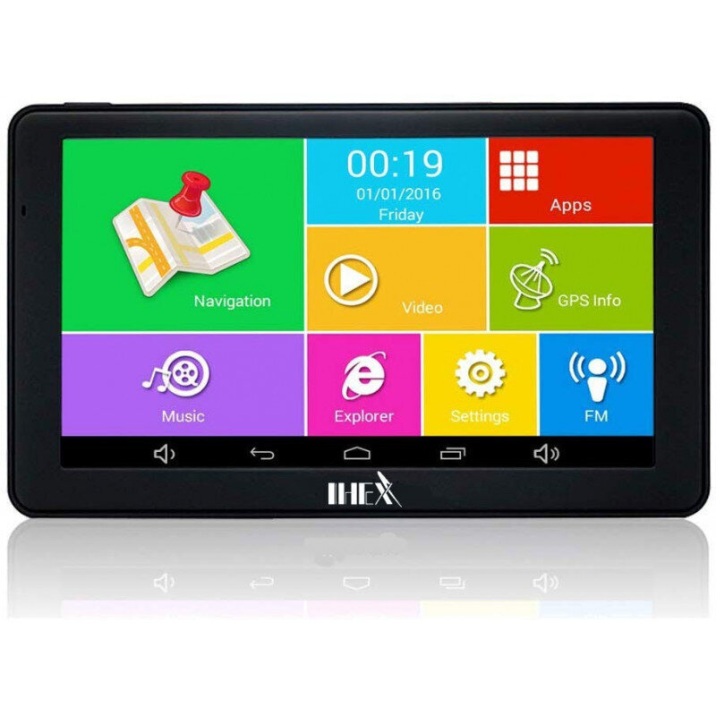 Ihex 7 Plus Android 4.4 SLIM navigatsioonisüsteem hind ja info | GPS seadmed | kaup24.ee