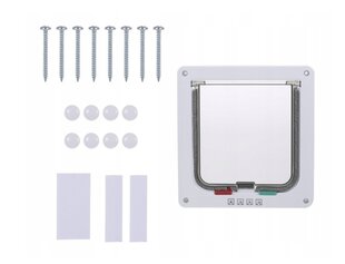 Uks koertele ja kassidele Smart split, XL suurus, valge hind ja info | Transportkorvid, puurid | kaup24.ee