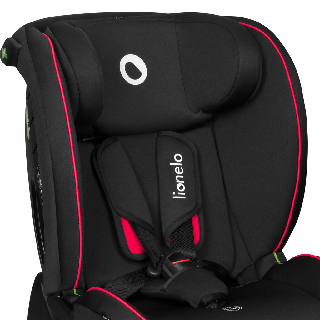 Turvatool Lionelo Aart I-size, 0 -36 kg, Black Carbon Red hind ja info | Turvatoolid | kaup24.ee