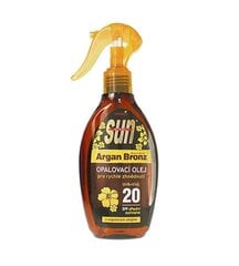 Vivaco SUN suntan oil with argan oil SPF 20 200ml цена и информация | Кремы от загара | kaup24.ee