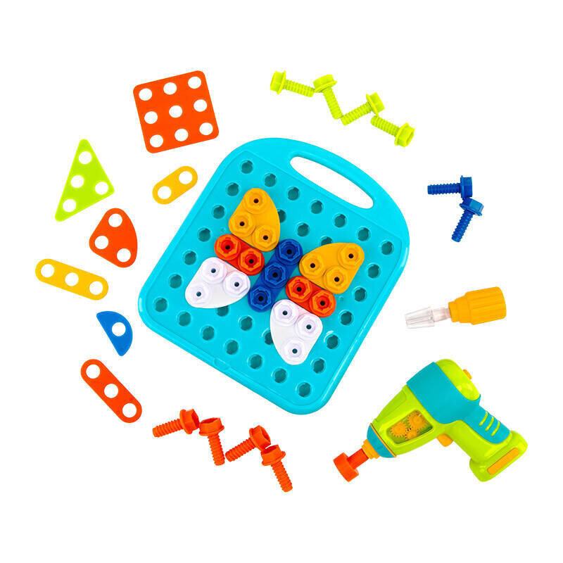 Mängutööriistade komplekt Learning Resources Design& Drill EI-4107 hind ja info | Poiste mänguasjad | kaup24.ee