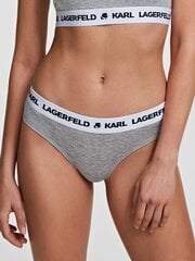 Karl Lagerfeld aluspüksid naistele Logo Hipster Brief 545004779, hall цена и информация | Трусики | kaup24.ee