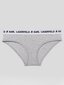 Karl Lagerfeld aluspüksid naistele Logo Hipster Brief 545004779, hall цена и информация | Naiste aluspüksid | kaup24.ee