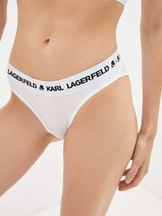 Karl Lagerfeld aluspüksid naistele Logo Brief 545656975, valge hind ja info | Naiste aluspüksid | kaup24.ee