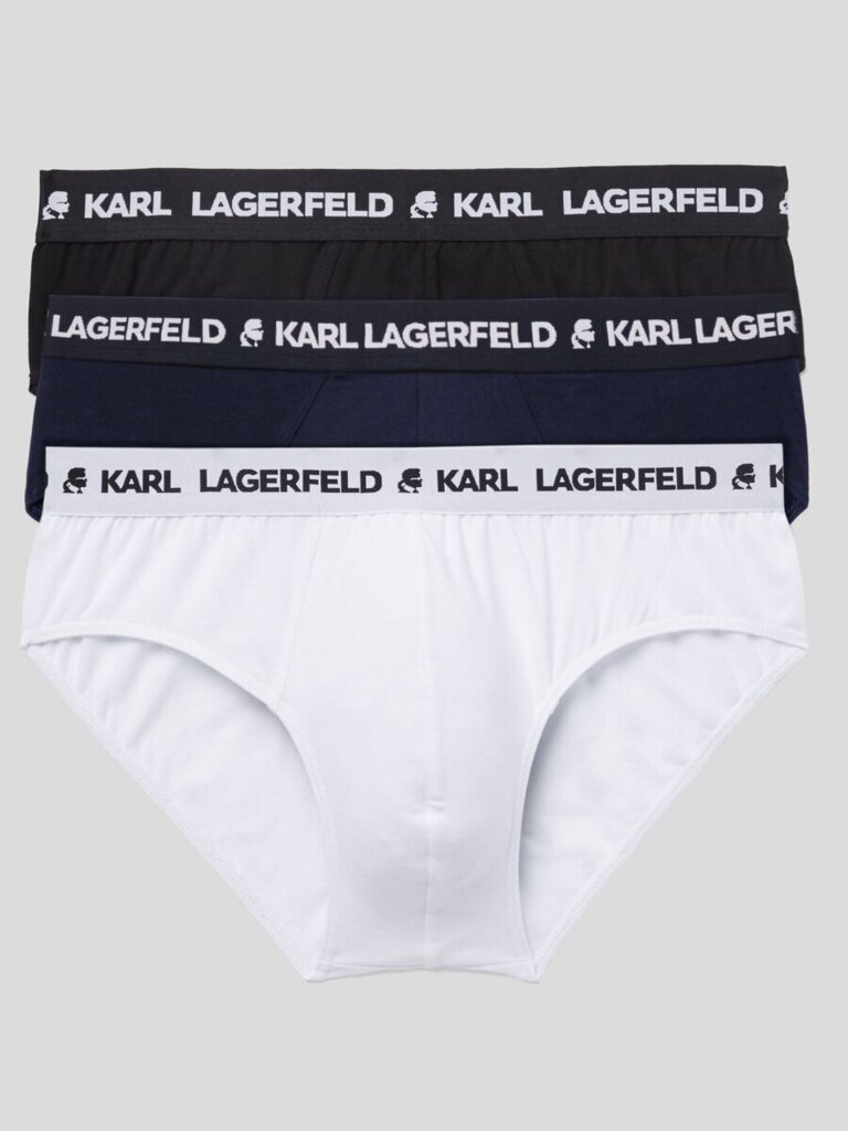 Karl Lagerfeld aluspesu meestele Logo 211M2103 545660135, mitmevärviline, 3tk цена и информация | Meeste aluspesu | kaup24.ee