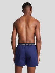 Karl Lagerfeld aluspüksid meestele Woven Boxer 221M2134 545660163, mitmevärviline, 3 tk цена и информация | Мужские боксеры | kaup24.ee