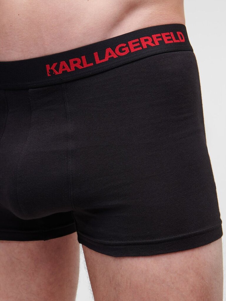 Karl Lagerfeld aluspüksid meestele Premium Hip Logo Trunk 230M2100 999 545009690, must, 3tk hind ja info | Meeste aluspesu | kaup24.ee