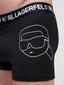 Karl Lagerfeld aluspüksid meestele Premium Ikonik 2.0 Trunk 230M2103 545009701, must/valge, 3tk цена и информация | Meeste aluspesu | kaup24.ee