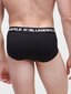 Karl Lagerfeld aluspesu meestele Ikonik 2.0 Brief 230M2104 545009707, must/valge, 3tk hind ja info | Meeste aluspesu | kaup24.ee