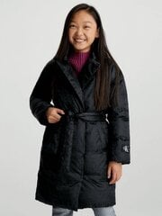 Calvin Klein куртка для девочек IG0IG02247BEH, черная цена и информация | Куртки, пальто для девочек | kaup24.ee