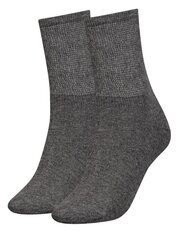 Sokid naistele Calvin Klein, hall, 2 paari hind ja info | Naiste sokid | kaup24.ee