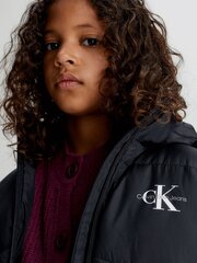 Calvin Klein jakk tüdrukutele IG0IG02056BEH, must hind ja info | Tüdrukute joped ja mantlid | kaup24.ee