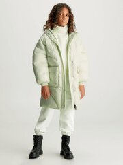 Calvin Klein jakk tüdrukutele IG0IG02238LCE 520883268, roheline hind ja info | Tüdrukute joped ja mantlid | kaup24.ee