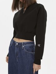 Kampsun naistele Calvin Klein Jeans, must цена и информация | Женские кофты | kaup24.ee