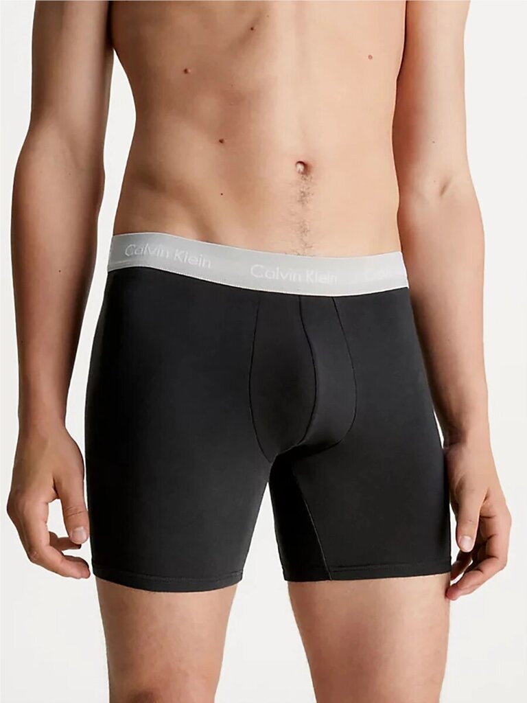 Calvin Klein aluspesu meestele Boxer Brief 000NB1770AH54 545667331, must, 3 tk цена и информация | Meeste aluspesu | kaup24.ee