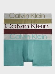 Calvin Klein aluspesu meestele Low Rise Trunk 000NB3074AGIB, mitmevärviline, 3tk цена и информация | Мужские трусы | kaup24.ee