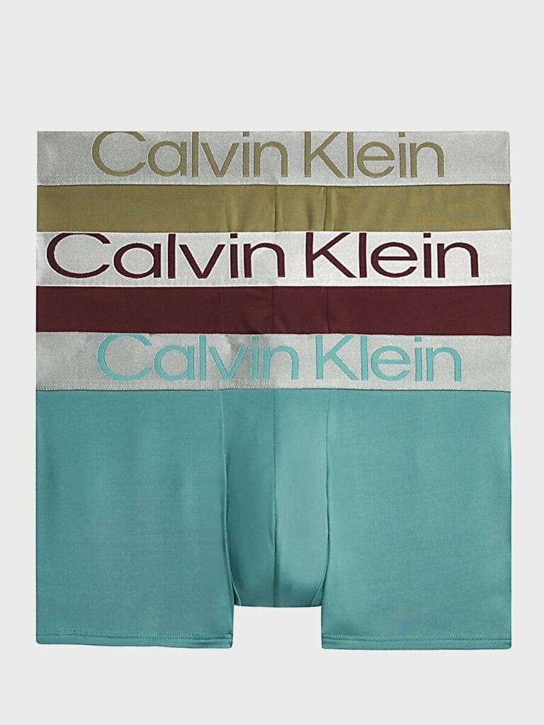 Calvin Klein aluspesu meestele Low Rise Trunk 000NB3074AGIB, mitmevärviline, 3tk цена и информация | Meeste aluspesu | kaup24.ee
