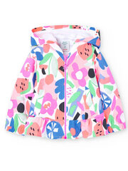 Кофта BOBOLI Pink Flower Print 218157 520238851 цена и информация | Свитеры, жилетки, пиджаки для девочек | kaup24.ee