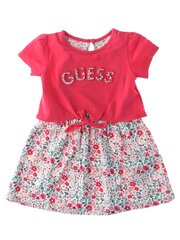 Платье Guess Jeans Str. Jersey Ss Dress K4RK06 K6YW3 G5A3 520916198, красный цена и информация | Платья для девочек | kaup24.ee