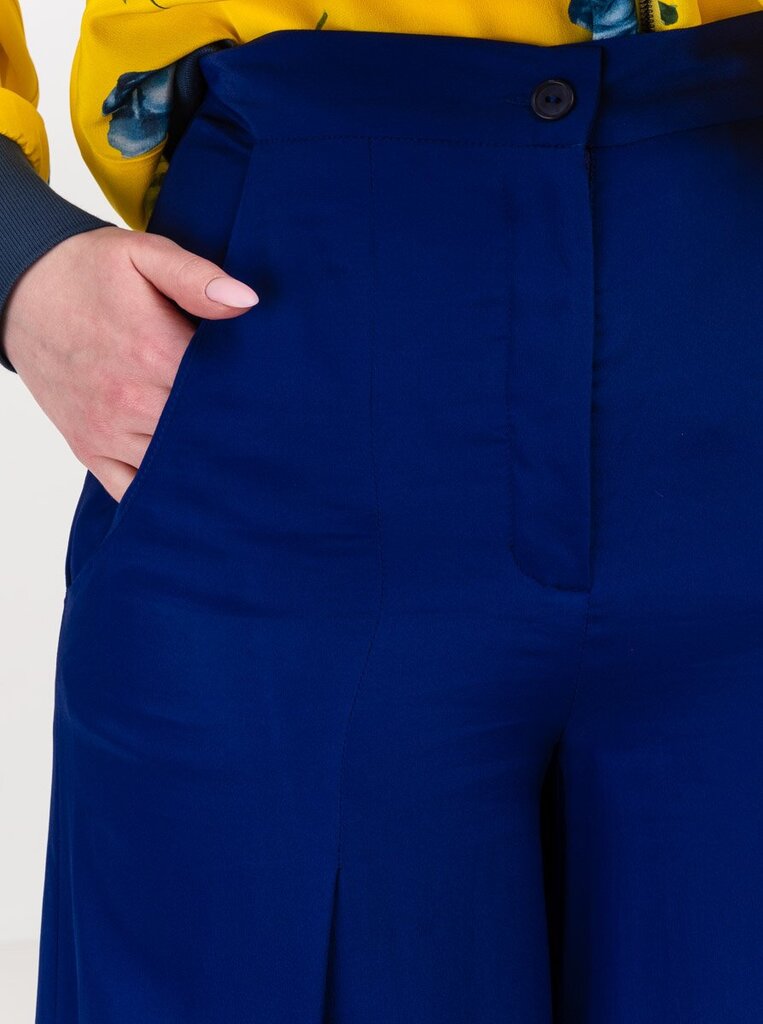 Püksid naistele Loriata, sinine цена и информация | Naiste püksid | kaup24.ee