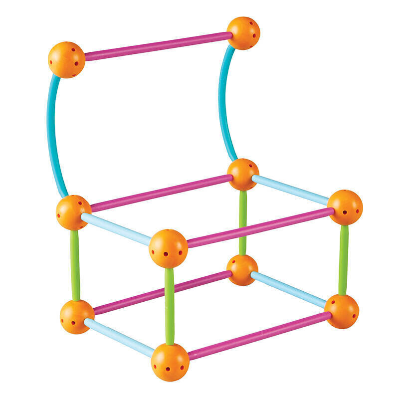 Konstruktor Learning resources Sukelduge vormidesse! Geomeetria komplekt, 129 tk hind ja info | Klotsid ja konstruktorid | kaup24.ee