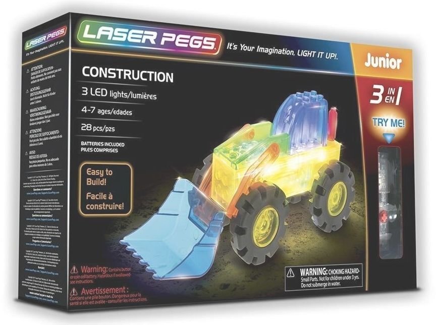Konstruktor Laser Pegs 3in1 Construction, 28 tk цена и информация | Klotsid ja konstruktorid | kaup24.ee