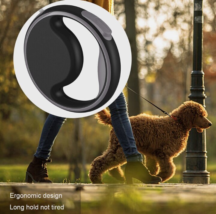 Must LED-automaatne jalutusrihm koertele eemaldatava kotiruumiga hind ja info | Koerte jalutusrihmad | kaup24.ee